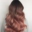 Image result for Grey with Rose Gold Balayage