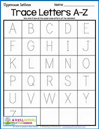 Image result for Large Traceable Alphabet Letters