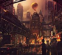 Image result for Dystopian City