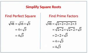 Image result for Square Root Examples