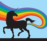 Image result for Rainbow Unicorn Silhouette