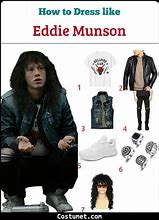 Image result for Eddie Munson Stranger Things Outfit