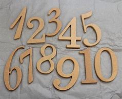 Image result for 6 Inch Wooden Numbers