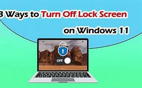 Image result for Turn Off Lock Screen Windows 1.0