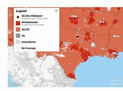 Image result for Verizon 5G Coverage Map