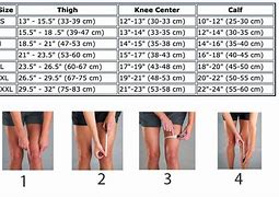 Image result for DonJoy Knee Brace Size Chart