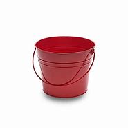 Image result for Red Metal Bucket