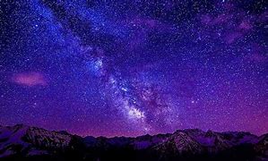 Image result for Moon Purple Sky Milky Way
