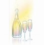 Image result for Free Vector Real Champagne Bottle