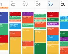 Image result for Color Code Calendar