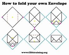 Image result for How to Make a White Sheet of Blank Paper in to a Envelope