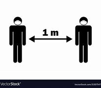 Image result for Two People One Meter Apart