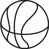 Image result for Basketball Clip Art Black and White