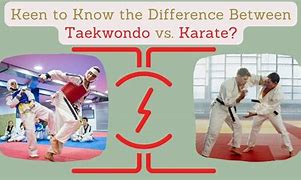 Image result for Taekwondo vs Karate Who Will Win