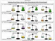 Image result for Measuring with Non-Standard Units Worksheets