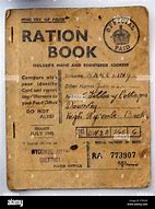 Image result for Ration Book WW2