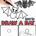 Image result for bats draw simple
