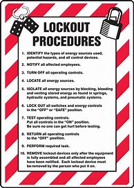 Image result for Free Printable Lockout/Tagout Training