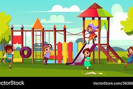 Image result for Kids Playing at the Park Cartoon