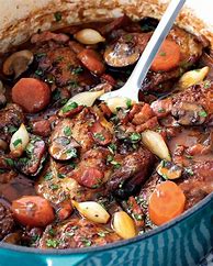 Image result for French Food Coq AU Vin