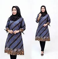 Image result for Model Baju Batik Tunik