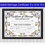 Image result for Marriage Certificate Examples Filled Out
