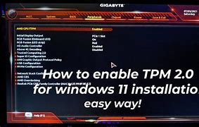Image result for Enable TPM 2.0 On Your PC