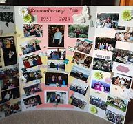 Image result for Funeral Picture Board Ideas