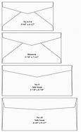 Image result for letters sizes paper envelopes