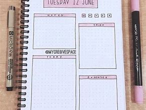 Image result for Bullet Journal Daily Log Layout