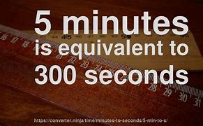Image result for How Long Is 5 Mins