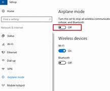 Image result for Airplane Mode Settings