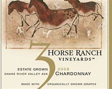 Image result for 3 Horse Ranch Viognier