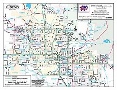 Image result for Phoenix Arizona in Black and White On a Map