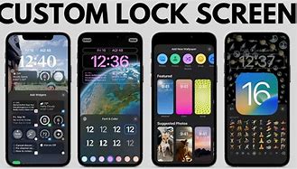 Image result for iPhone Lock Screen That Says Time
