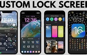 Image result for iPhone Lock Screen That Says Time