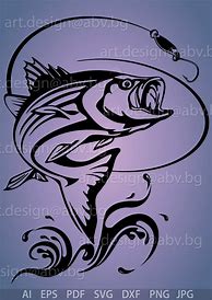 Image result for Bass Fishing Vector Art