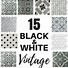 Image result for Vintage Style Black and White Floor Tile