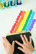 Image result for Rainbow Pot of Gold Craft