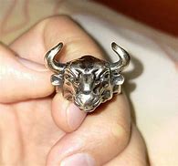Image result for Sterling Silver Bull Ring