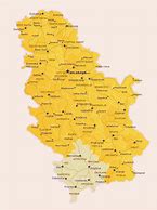 Image result for Serbia-Kosovo Map
