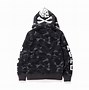 Image result for All-Black Nbhd BAPE Hoodie Full Zip Up