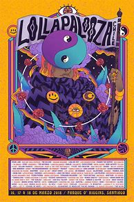 Image result for Lollapalooza Festival Poster