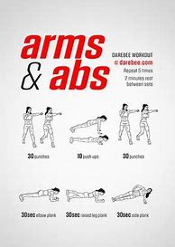 Image result for Arm and AB Workout