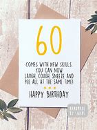 Image result for 60th Birthday Cards Funny Free