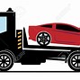 Image result for Flatbed Tow Truck Clipart