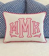 Image result for Monogrammed Pillows