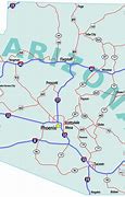 Image result for Arizona Road Map with Mileage