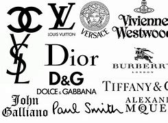 Image result for Clothing Designer Brand Names Logos