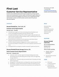 Image result for Verizon Wireless Customer Service Resume